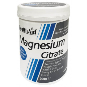 Health Aid Magnesium Citrate Powder 200Gr