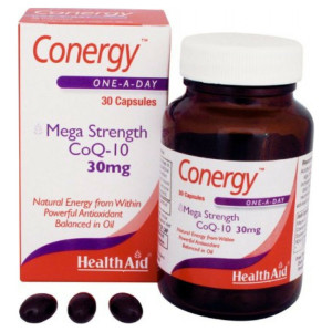 Health Aid Conergy Co-Q10 30Mg 30Caps