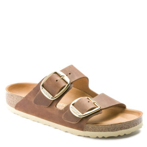 Birkenstock 1011073 Arizona Big Buckle Fl Cognac Hex Narrow Essential Παπουτσι Γυναικειο