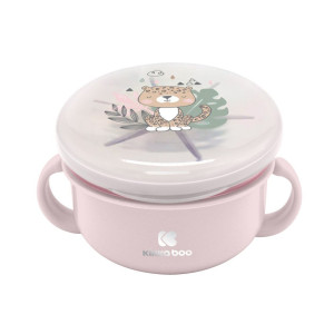 Kikka Boo Snack bowl 2 in 1 Savanna Pink