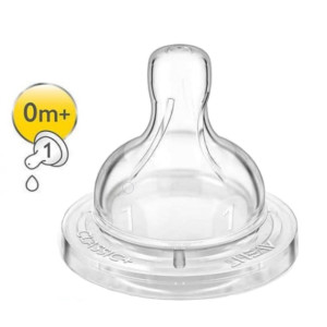 Philips Avent Θηλές Σιλικόνης 1 Οπής (2 Τεμάχια)