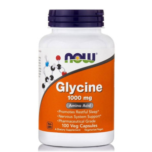 Now Glycine 1000 Mg - 100 Caps