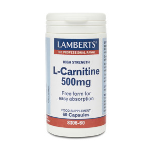 Lamberts  L-Carnitine 500Mg New Higher Strength 60Caps