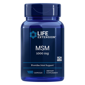 Life Extension Msm 1000Mg (Methylsulfonylmethane) 100 Capsules L.E.