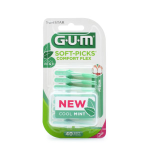 Gum 670 Soft-Picks C Flex Mint Reg X40