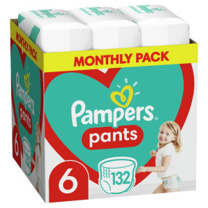 Pampers Pants No6 Monthly Pack 1x132 Msb (14-19kg)
