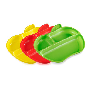 Munchkin 3 Lil' Apple Plates