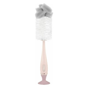 Kikka Boo Bottle brush with nipple cleaner 2 in 1 PINK
