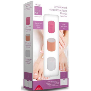 Vican Home Spa Nail Care System Ηλεκτρική Λίμα Με 5 Κεφαλές