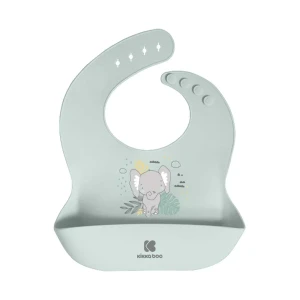 Kikka Boo Silicone Bib Savanna Friends Mint