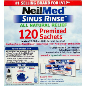 Sinus Rinse Refill 120 Sachets Ανταλλακτικά Ενηλίκων