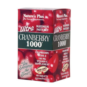 Natures Plus Ultra Cranberry 1000Mg 60 Tabs
