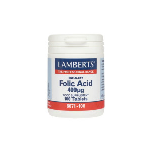 Lamberts  Folic Acid 400Mcg 100Tabs