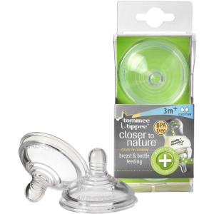 Tommee Tippee Advanced Anticolic Med Flow Teats Θηλές Σιλικόνης Μέτριας Ροής για 3+m 2 Τεμάχια