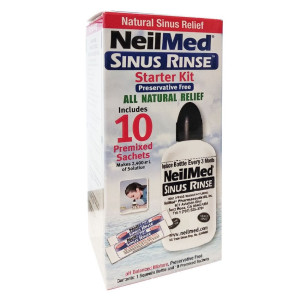 Sinus Rinse Σύστημα Ρινικών Πλύσεων Ενηλίκων Συσκευή & 10 Φακελάκια