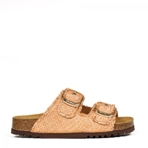Scholl Noelle Raffia Brown Σανδάλι Γυναικειο SC0SHF30607101100000