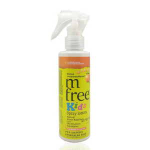 M Free Kids Εντομοαπωθητική Λοσιόν σε Spray Μανταρίνι Κατάλληλη για Παιδιά 125ml