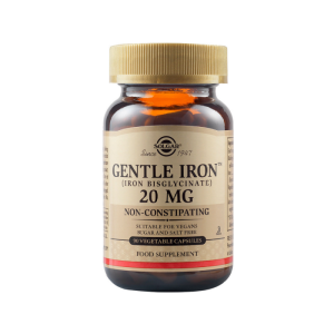 Solgar Gentle Iron Συμπλήρωμα Διατροφής Σιδήρου 20Mg Veg.Caps 90S