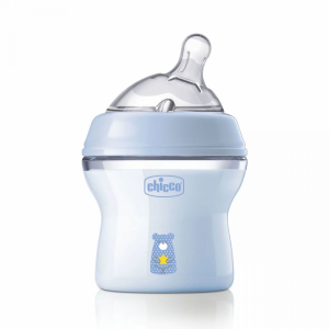 Chicco Μπιμπερό  Πλαστικό Nat.Feel 150Ml Θς Σιελ Κρ 0m+