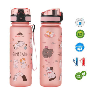 Alpin Tec Παγούρι Mood 500ml Flamingo Meow