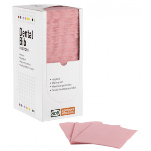 Οδοντιατρική πετσέτα Soft Care Plus με dispenser - Ροζ (125 τμχ) 108.081.P