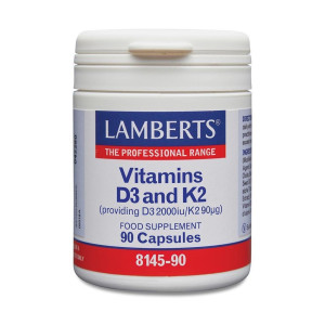 Lamberts  Vitamin D 2000Iu & K2 90Caps