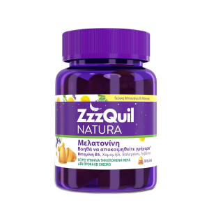 Zzzquil Natura Μελατονίνη Μάνγκο  & Μπανάνα 30 Ζελεδάκια