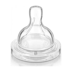 Philips Avent Θηλές Σιλικόνης 2 Οπών (2 Τεμάχια)