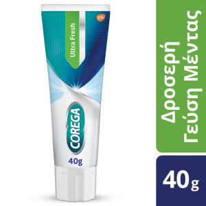 Corega Ultra Fresh Κρέμα Για Τεχνητή Οδοντοστοιχία, 40gr