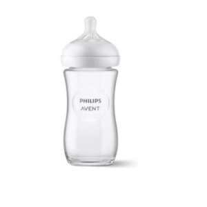 Philips Avent Μπιμπερό Natural Response 1m+ 240ml Γυάλινο
