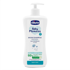 Chicco Αφρόλουτρο-Σαμπουάν Baby Moments New 500ml 0+ Μηνών  (L40-10591-80)