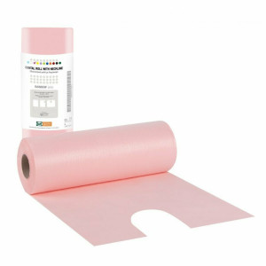 Bournas Medical Rainbow Οδον/κο Ρολό Με Λαιμοκοψή 109.101.P Ροζ 53x60cm (80τμχ)