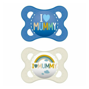 Mam Πιπίλα I Love Mummy 2-6 Μηνών Αγόρι (2Τμχ) 115SB2