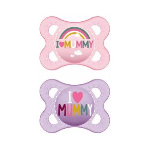 Mam Πιπίλα I Love Mummy 2-6 Μηνών Kορίτσι (2Τμχ) 115SG1