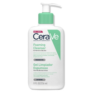Cerave Foaming Cleanser Gel Καθαρισμού για Κανονικές έως Λιπαρές Επιδερμίδες, 236ml
