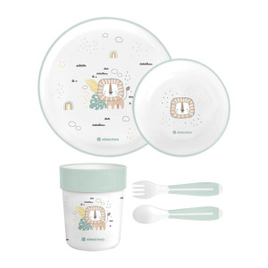 Kikka Boo Tableware PP Set Savanna Mint