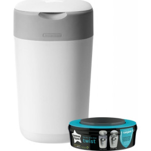 Tommee Tippee Κάδος Απόρριψης Πανών Twist & Click Άσπρο
