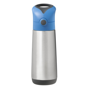 B.Box Iσοθερμικό Παγούρι Με Καλαμάκι 500ml Blue Slate