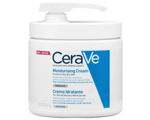 CeraVe Moisturising Pump Ενυδατική Κρέμα Σώματος με Υαλουρονικό Οξύ για Ξηρές Επιδερμίδες 454gr