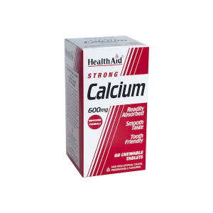 Health Aid Calcium Μασώμενο 600Mg 60Tabs