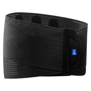 Thuasne 0875 Lombafirst Black Ελαστική Ζώνη Οσφύος Με 4 Μπανέλες Ύψους 26cm