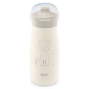 Nuk Μπιμπερό Mini-Me Sip Stainless Steel 9+ Μηνών 300ml Μπεζ