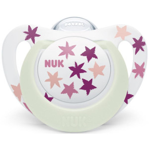Nuk Star Night Πιπίλα Σιλικόνης 18-36 Μηνών 1 Τεμάχιo