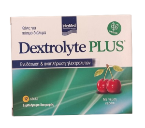 Uni-Pharma Dextrolyte Plus Cherry 12 Sticks