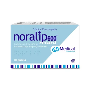 Noralip 600 Retard 30 Tablets