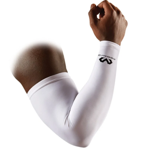 Compression Arm Sleeve Pair Προστασίας Αθλητή Λευκό