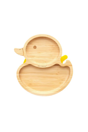 Eco Rascals Bamboo Plate Yellow Duck