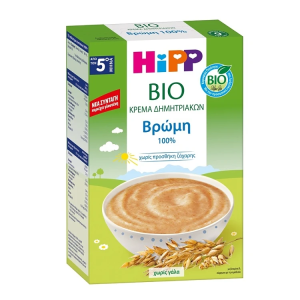 Hipp Κρεμα Βρωμη Με Γλουτένη 5Ο Μηνα 200Gr