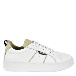 Antony Morato Byron Gyll Ανδρικό Sneaker Δερμάτινο Λευκό MMFW01673LE300001