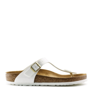 Birkenstock Classic Gizeh Bf Patent White 35-43 Narrow Essential Σανδάλι Γυναικείο 1005300